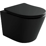 Унитаз подвесной Ceramica Nova Balearica CN6000MB, черный матовый