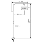 Душевая система WasserKRAFT A040