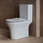 Унитаз-компакт Ceramica Nova Fortuna Rimless CN9001 безободковый