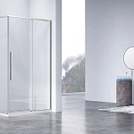 Душевой уголок Vincea Slim-N VSR-4SN8011CL, 1100*800, хром, стекло прозрачное
