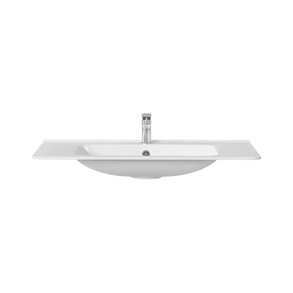 Раковина Vincea VCB-2VP1000W из искусственного камня, цвет белый