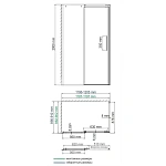 Душевой уголок WasserKRAFT Alme 120х90 см 15R07
