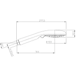 Душевая лейка Bossini Syncronia B00805.030