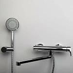 Смеситель для ванны с длинным изливом WasserKRAFT Berkel 4802L с душем