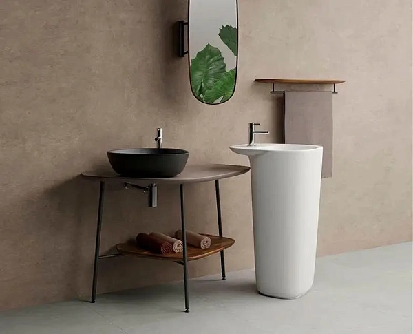 Накладная раковина VITRA Plural 7810B483-0016 45 см, черная матовая