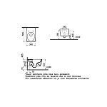 Унитаз подвесной VITRA Metropole 7672B003-0075 безободковый