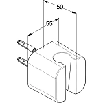 Держатель для душа Kludi A-QA 6555105-00