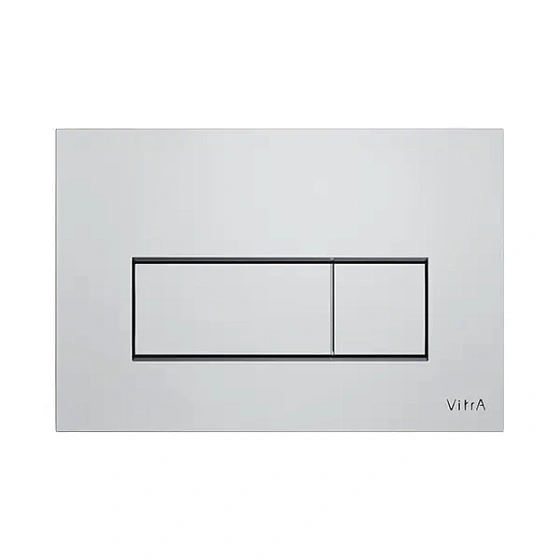 Кнопка смыва VITRA Root Square 740-2380, матовый хром