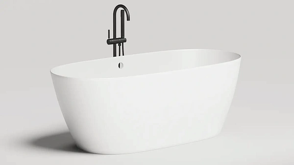 Ванна из искусственного камня Salini Sofia Light S-Sense 165х75, белая глянцевая, 103711G