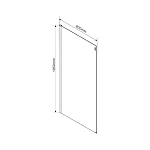 Душевой уголок Vincea Como VSR-1C8013CL, 1300*800, хром, стекло прозрачное