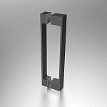 Душевая дверь Vincea Alpha VDP-3AL700CLGM, вороненая сталь, стекло прозрачное