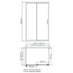 Душевой уголок WasserKRAFT Main 120х80 см 41S06