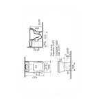Унитаз-компакт VITRA Integra 9833B003-7204 крышка микролифт