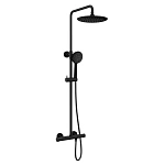 Душевая стойка Vincea Desire VSFS-1D0TMB термостатическая, черный