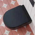 Унитаз подвесной Ceramica Nova Play CN3001MB, черный матовый