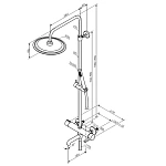 Душевая система Damixa Scandinavian Pure 936740300