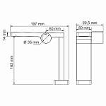 Смеситель для раковины WasserKRAFT Elbe 7410