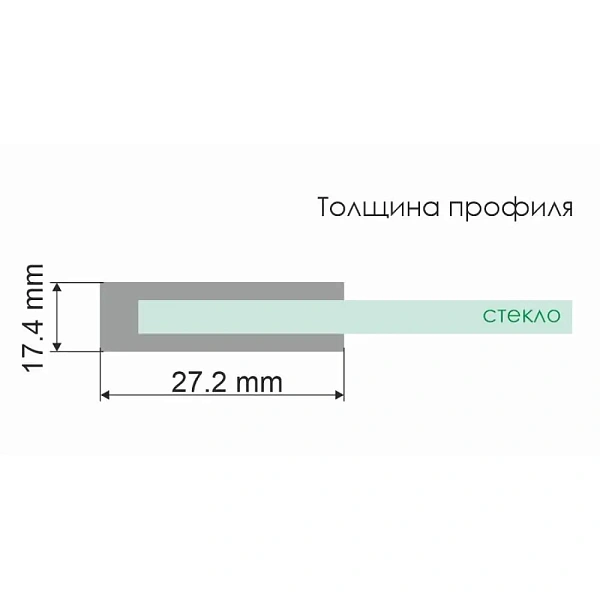 Душевая перегородка WasserKRAFT Glan 66W 120х200 см 66W40