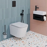 Инсталляция Grohe Solido с подвесным унитазом Santerika SAN.UNT.02, смыв "Торнадо", сиденье микролифт