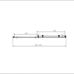 Душевая дверь Vincea Como-N VDS-4CN120CLB, 1200, черный, стекло прозрачное