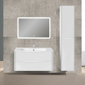 Тумба под раковину Vincea Paola 1000 подвесная, 2 выкатных ящика soft close, G.White