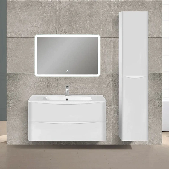Тумба под раковину Vincea Paola 1000 подвесная, 2 выкатных ящика soft close, G.White