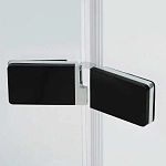 Душевая дверь WasserKRAFT Aller 10HBLACK MATT 120х200 см 10H05RBLACK MATT