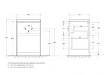 Тумба под раковину напольная BelBagno KRAFT-LVD-580/1200-2C-PIA-BO Bianco Opaco, 120 см