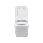 Унитаз подвесной Vincea Q-Line VT1-12 безободковый, цвет белый, ультратонкое soft close сиденье