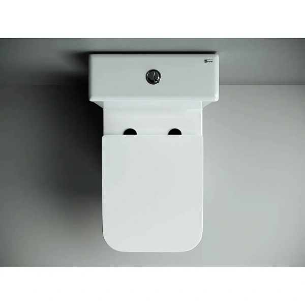 Унитаз-компакт Ceramica Nova Cubic CN1803 безободковый