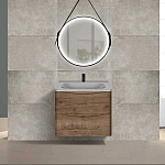 Тумба под раковину Vincea Paola 600 подвесная, 2 выкатных ящика soft close, V.Oak