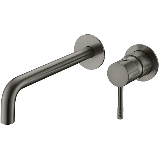Встраиваемый смеситель для раковины Boheme Uno 465-GM, gun metall