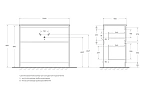 Тумба под раковину напольная BelBagno KRAFT-1000-2C-PIA-RT Rovere Tabacco, 100 см