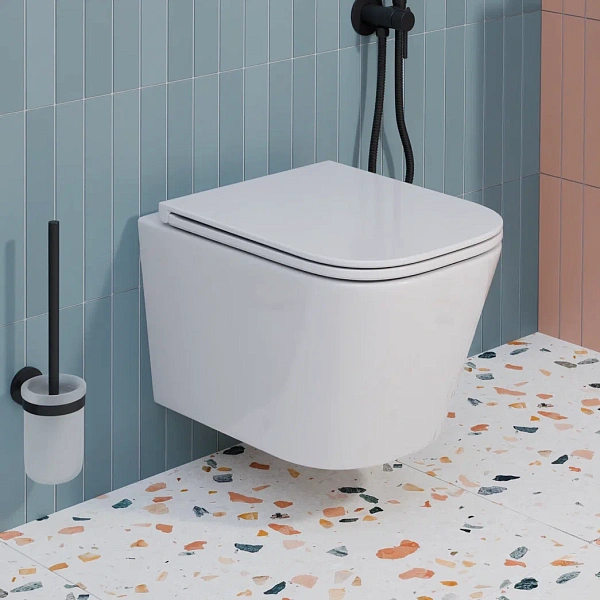 Инсталляция Grohe Solido с подвесным унитазом Santerika SAN.UNT.02, смыв "Торнадо", сиденье микролифт