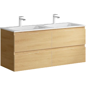 Тумба под раковину подвесная Aqwella 5 stars Accent ACC0112DZ, 121.8 см, дуб золотой