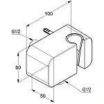 Шланговое подключение для душа Kludi A-QA 6556005-00