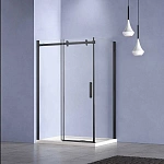 Душевой уголок Vincea Como-N VSR-4CN1012CLB, 1200*1000, черный, стекло прозрачное