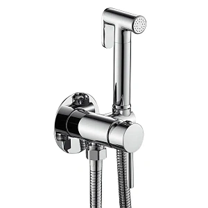 Встраиваемый смеситель с гигиеническим душем Santerika SAN.HYG.HR, хром