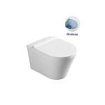 Унитаз подвесной Vincea Vito VT1-23 безободковый, цвет белый, ультратонкое soft-close сиденье