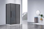 Душевой уголок Vincea Slim-N VSR-4SN8012CGB, 1200*800, черный, стекло тонированное