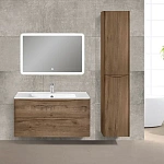 Тумба под раковину Vincea Paola 1000 подвесная, 2 выкатных ящика soft close, V.Oak
