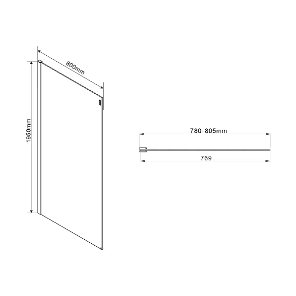 Душевой уголок Vincea Como VSR-1C8012CL, 1200*800, хром, стекло прозрачное