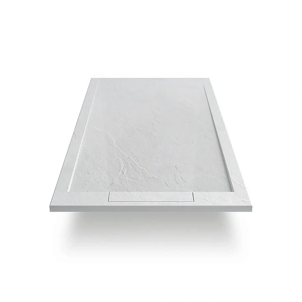 Поддон для душа из искусственного камня Vincea VST-4SRL8012W, 1200*800*25, белый матовый
