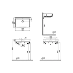 Раковина VITRA ArchiPlan 7404B003-0012 60 см