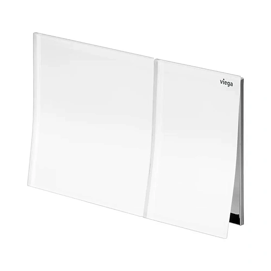 Кнопка смыва Viega Prevista Visign for Style 200, 773571 корпус хром, кнопка белая