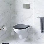 Унитаз подвесной AM.PM Gem FlashClean C901700SCmb безободковый