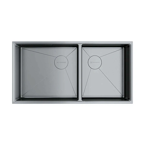 Omoikiri Taki 85-2-LB-U/IF-IN Side нерж.сталь/нержавеющая сталь