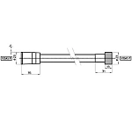 Душевой шланг 150 см Bossini Cromolux A00167C.030.1