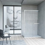 Душевой уголок Vincea Slim Soft VSR-1SS1015CL, 1500*1000, хром, стекло прозрачное