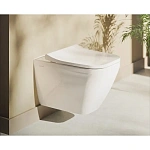 Инсталляция с унитазом VITRA Integra 9856B003-7206 кнопка матовый хром